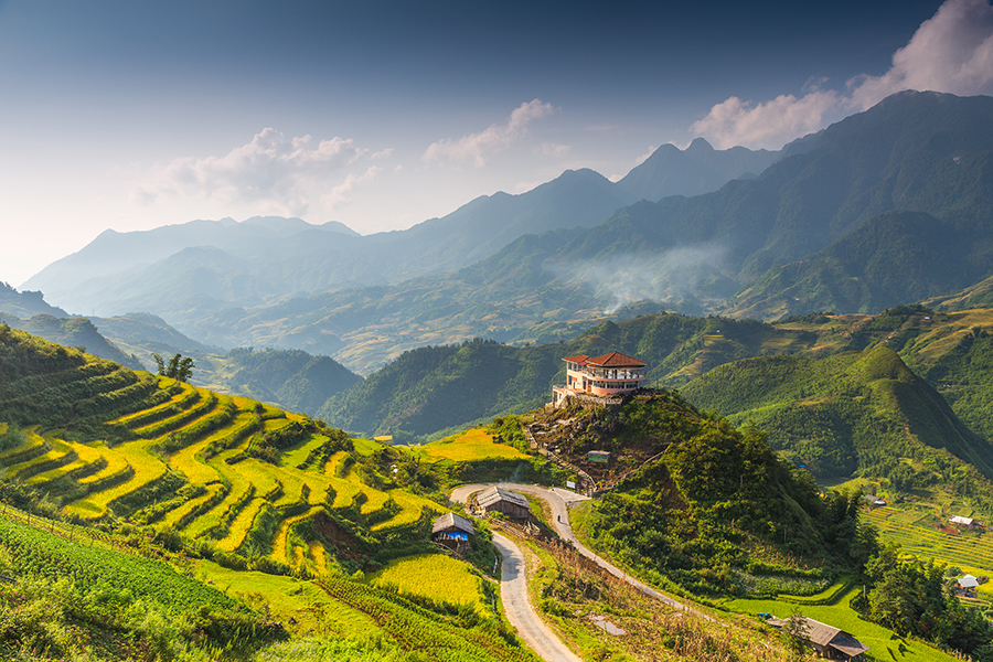 Hilltop village Muong Hoa valley with Man Nguyen Private Vietnam Tour Packages
