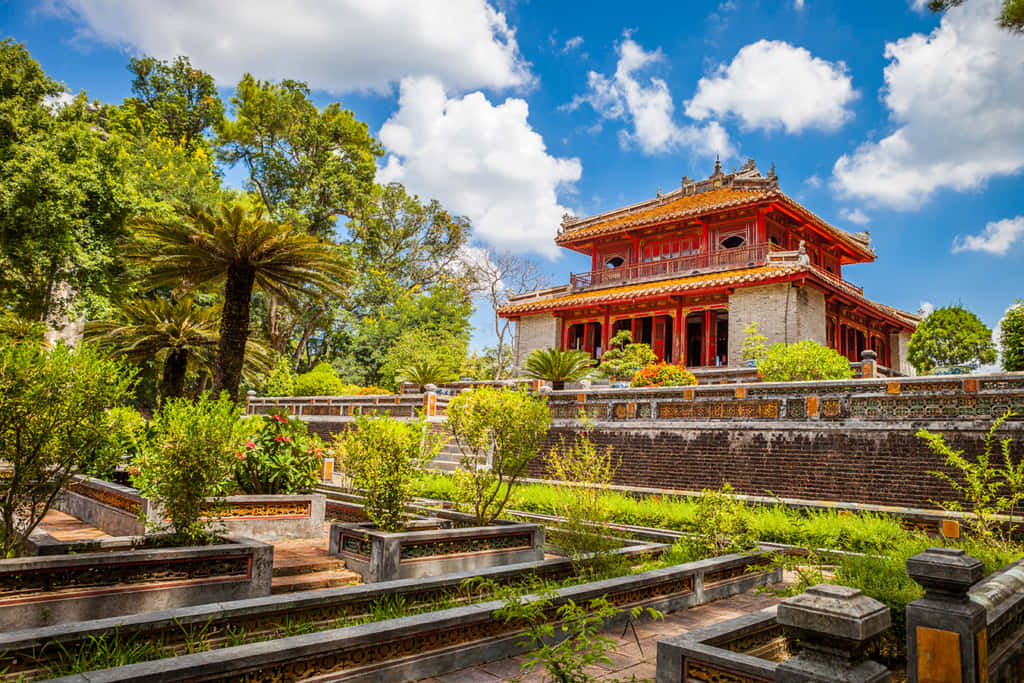 Minh-Lau-pavilion-at-Minh-Mang-Emperor-Tomb-in-Hue-with-Man-Nguyen-Vietnam-Private-Tour-Packages